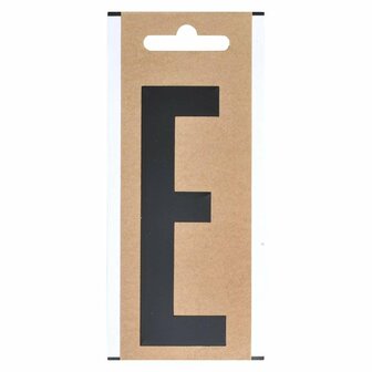 Etiqueta con letra E10cm