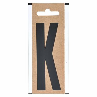 Etiqueta con letra K10cm