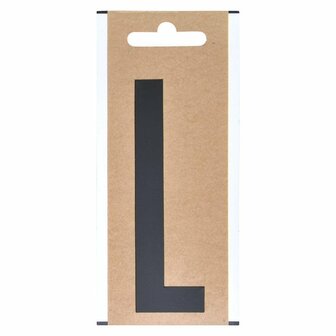 Etiqueta con letra L10cm