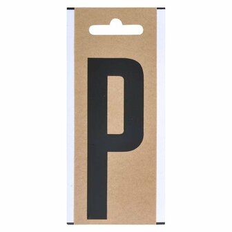 Etiqueta con letra P10cm