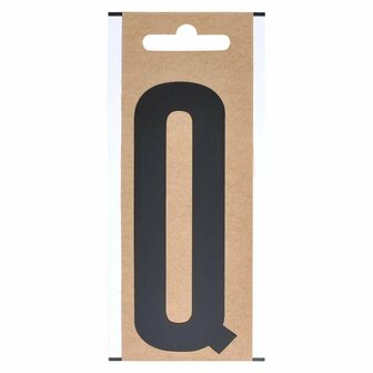 Etiqueta con letra Q10cm