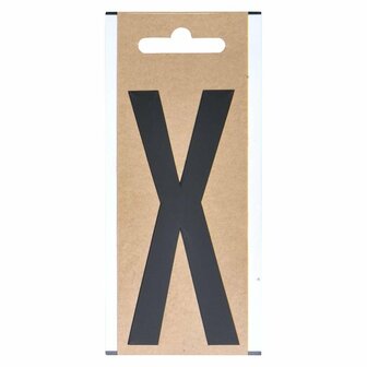 Etiqueta con letra X10cm