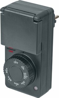 Temporizador con sensor crepuscular DDT IP44&nbsp;antracita
