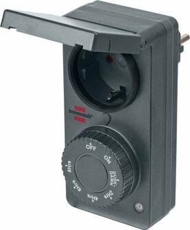Temporizador con sensor crepuscular DDT IP44&nbsp;antracita