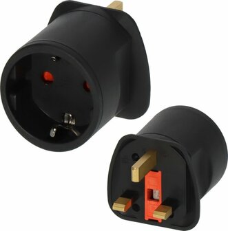 Adaptador de viaje Conector de tierra GB