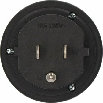 Adaptador de viaje Conector de tierra USA