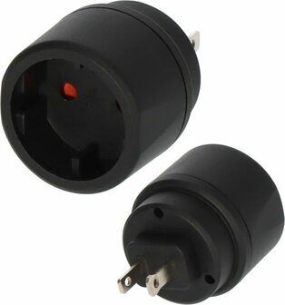 Adaptador de viaje para Euro EE.UU., Japon