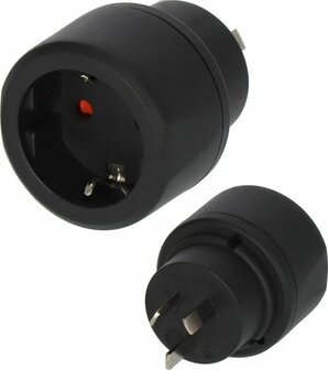 Adaptador de viaje para toma de tierra Australia, China