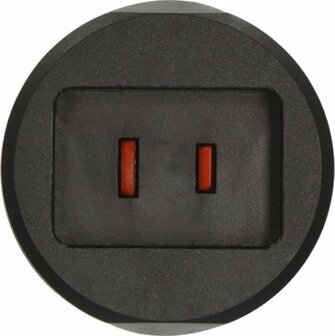 Adaptor de viajes EE.UU. Euro con fusible 2,5A