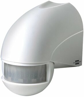 Detector de movimiento por infrarrojos PIR 180 IP44 Blanco