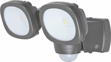 Foco LED a bateria LUFOS 420&nbsp;con detector de movimiento por infrarrojos IP44 2x240lm