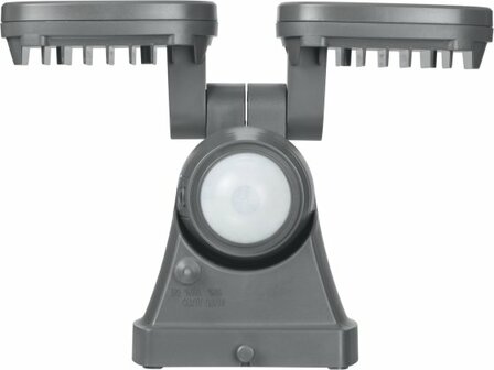 Foco LED a bateria LUFOS 420&nbsp;con detector de movimiento por infrarrojos IP44 2x240lm