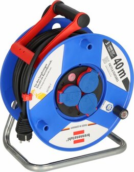 Enrollacables Garant IP44 para la industria o construccion 40m H07RN-F 3G1,5