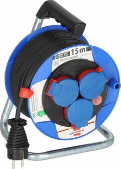 Enrollacables Garant compacto IP44 15m H05RR-F 3G1,5