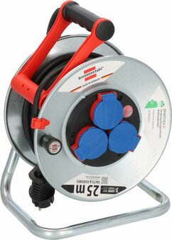 Enrollacables Garant S IP44 25m AT-N05V3V3-F 3G1,5 negro