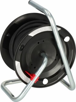 Tambor de cable AK 240 IP44 negro 20m H05RR-F 3G1,5