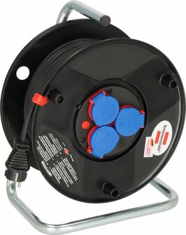 Tambor de cable AK 290 negro 40m H05RR-F 3G1,5 en caja individual