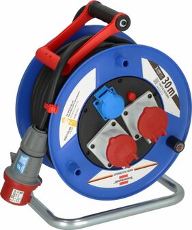 Garant CEE IP44 carrete de cable de obra industrial construccion 30m H07RN-F 5G2.5