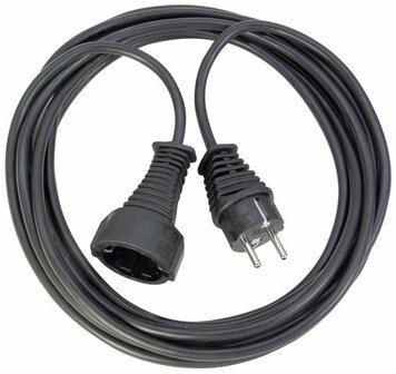 Cable de plastico 5m negro H05VV-F 3G1,5