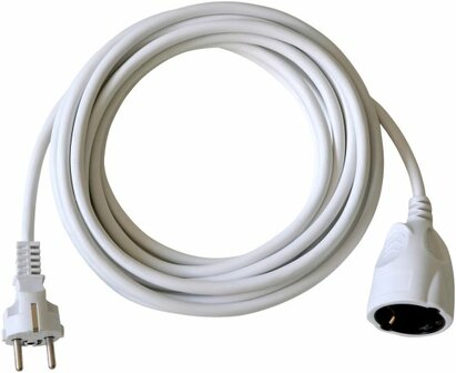 Cabel de plastico blanco  5m H05VV-F 3G1,5
