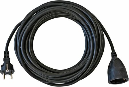 Cable de plastico negro 10m H05VV-F 3G1,5