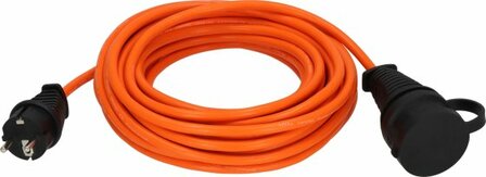 Cable de extension IP44 10m AT-N05V3V3-F 3G1.5 naranja
