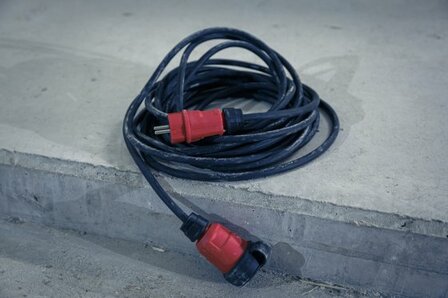 Cable de prolongacion VN 1100 IP44, 10m negro H07RN-F 3G1.5