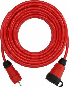 Cable alargador VQ 2200 IP44, 25m rojo H07BQ-F 3G2.5