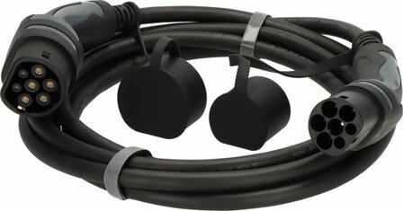 EV type 2 7m Cable de carga 22kW IP55