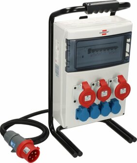 Distribuidor de corriente portatil BSV 4 IP44 2m H07RN-F5G4,0&nbsp;2x32A + 1x16A
