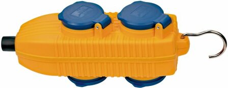 Bloque de conexion de 4 tomas 230V 16A IP54 Enchufes 4