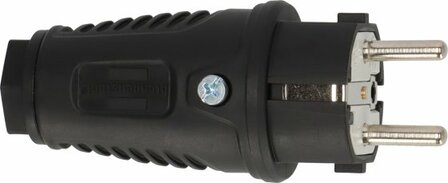 Enchufe de goma con contacto de proteccion 230V 16A IP54