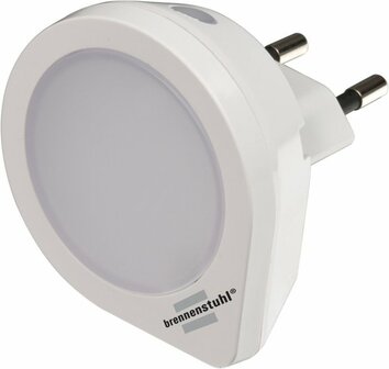 Luz nocturna LED NL 01 QD blanca con sensor crepuscular