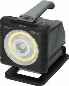 Professional Multi Battery Lampara de mano LED a pilas HL 3000, 1140 + 2160lm, IP54