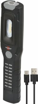 Lampara portatil con LED y bateria HL 501 A 500+120lm