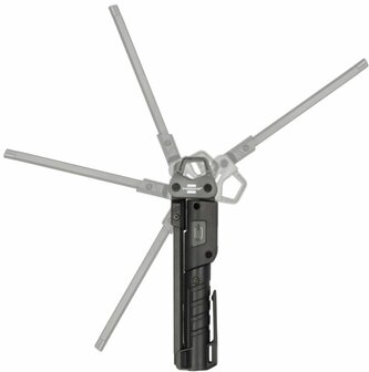 Lampara de mano LED recargable HL 400 AC, 400lm + spot 120lm + espalda 200lm