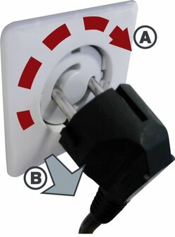 Proteccion de contacto para enchufe, unidades 6 piezas