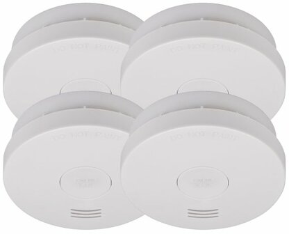 Detector de humos SET, 4x RM L 3100 con bateria integrada 10