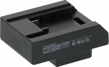 Adaptador Wurth para focos LED de construccion en el sistema  Multi Battery 18V