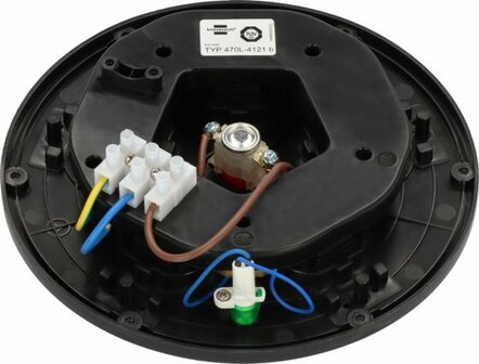 Professional Placa de montaje de insercion de toma de corriente 5 vias, IP44, termostato con indicador de standby