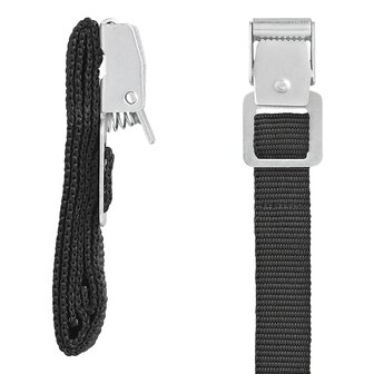 Correas de amarre con hebilla de metal de 18 mm a 40 cm (juego de 4)