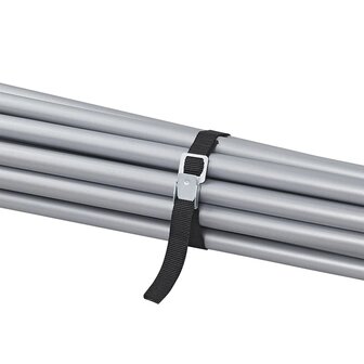 Correas de amarre con hebilla de metal de 18 mm a 40 cm (juego de 4)