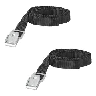 Correas de amarre con hebilla de metal de 18 mm a 100 cm (juego de 2)