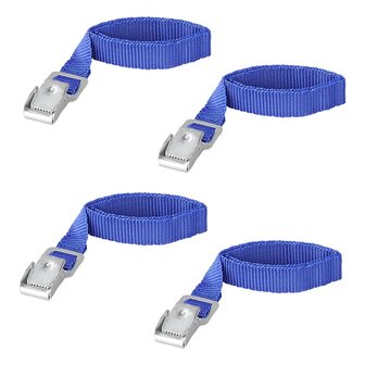 Correas de bicicleta con hebilla metalica para portabicicletas 4 piezas