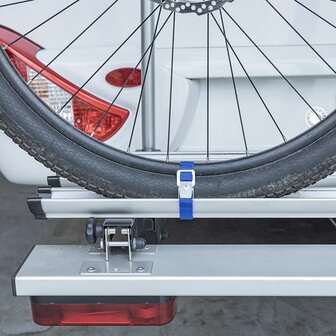 Correas de bicicleta con hebilla metalica para portabicicletas 4 piezas