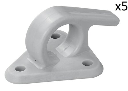 Gancho de cuerda de plastico con ojo 48x45mm&nbsp;x5 stuks