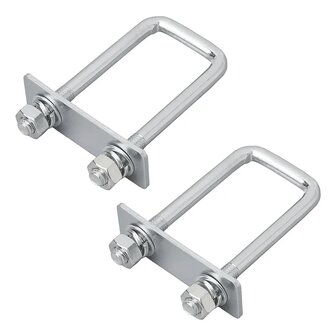 Soporte en U angular de 40 mm - juego de 2 piezas