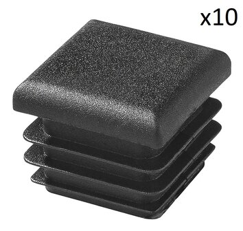 Tapa cuadrada de 30x30mm x10 unidades