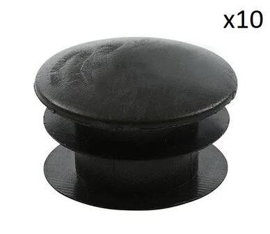 Tapa inferior de 25 mm x10 piezas