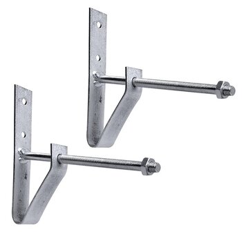 Juego de 2 soportes para neumaticos para montaje en pared